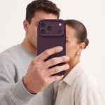 Tech-Protect Silicone MagSafe iPhone 17 Pro Max / 18 Pro Max case - Burgundy