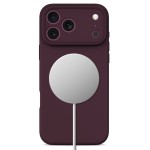 Tech-Protect Silicone MagSafe iPhone 17 Pro Max / 18 Pro Max case - Burgundy