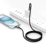Tech-Protect USB-C / Lightning 1m krovimo laidas - Iron Grey