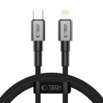 Tech-Protect USB-C / Lightning 1m krovimo laidas - Iron Grey
