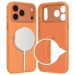 Tech-Protect Uniq Silicone MagSafe iPhone 17 Pro case - Cosmic Orange