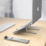 Tech-Protect universalus kompiuterio stovas - Dark Grey
