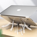 Tech-Protect universalus kompiuterio stovas - Dark Grey