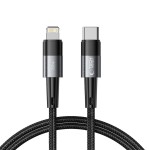 Tech-Protect USB-C / Lightning 1m krovimo laidas - Black