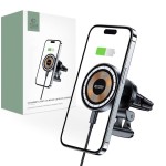 Tech-Protect V5 magnetinis automobilinis bevielis kroviklis 15W Black