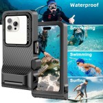 Tech-Protect IPX8 Pro Universal Waterproof case - Grey/Black
