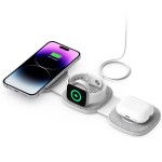 Tech-Protect 3in1 15W-A24 MagSafe sulankstomas kroviklis - Gray