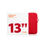 Trunk raudonas dėklas tinkantis MacBook Air 13 (2015-2017 m. laidos)