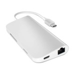 Satechi USB-C Multiport 4K Ethernet Silver adapteris