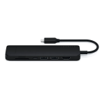 Satechi USB-C Slim Multi-Port With Ethernet Black adapteris