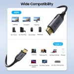 Tech-Protect UltraBoost cable Type-C to HDMI 4K 60Hz 180CM - Black