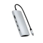 Satechi USB-C MultiPort Adapter 8K with Ethernet V3 Silver adapteris