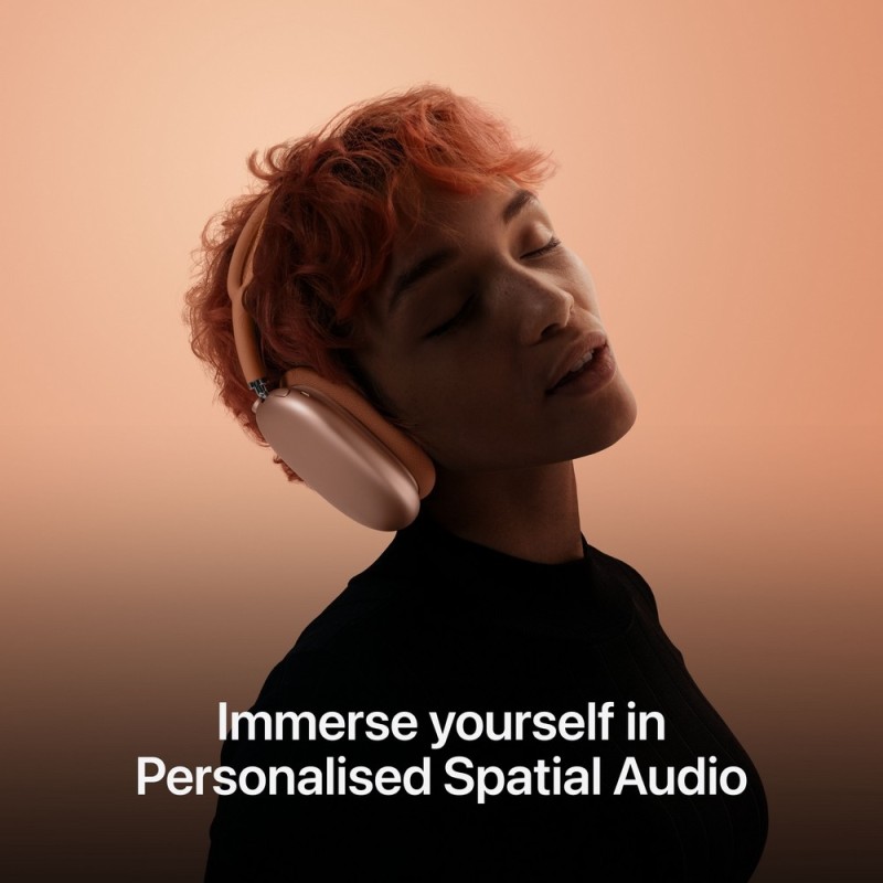 Apple AirPods Max bevielės ausinės - Midnight MWW43ZM/A kaina 549