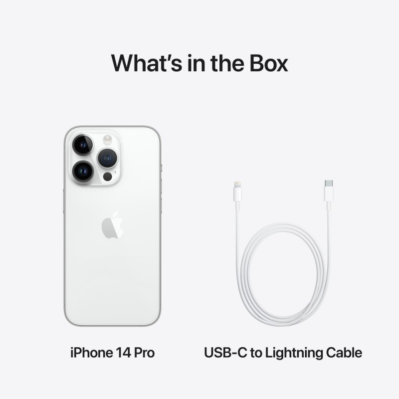 iPhone 14 Pro 128GB Silver (išpakuotas) MQ023PX/A kaina tik 1 139 €