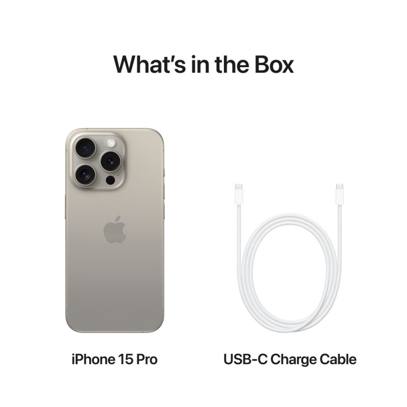 iPhone 15 Pro 256GB Natural Titanium MTV53PX/A kaina tik 1 199 €