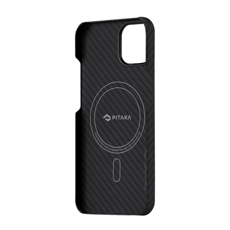 Pitaka iPhone 13 Aramid Grey Twill dėklas KI1301M tik 59 €