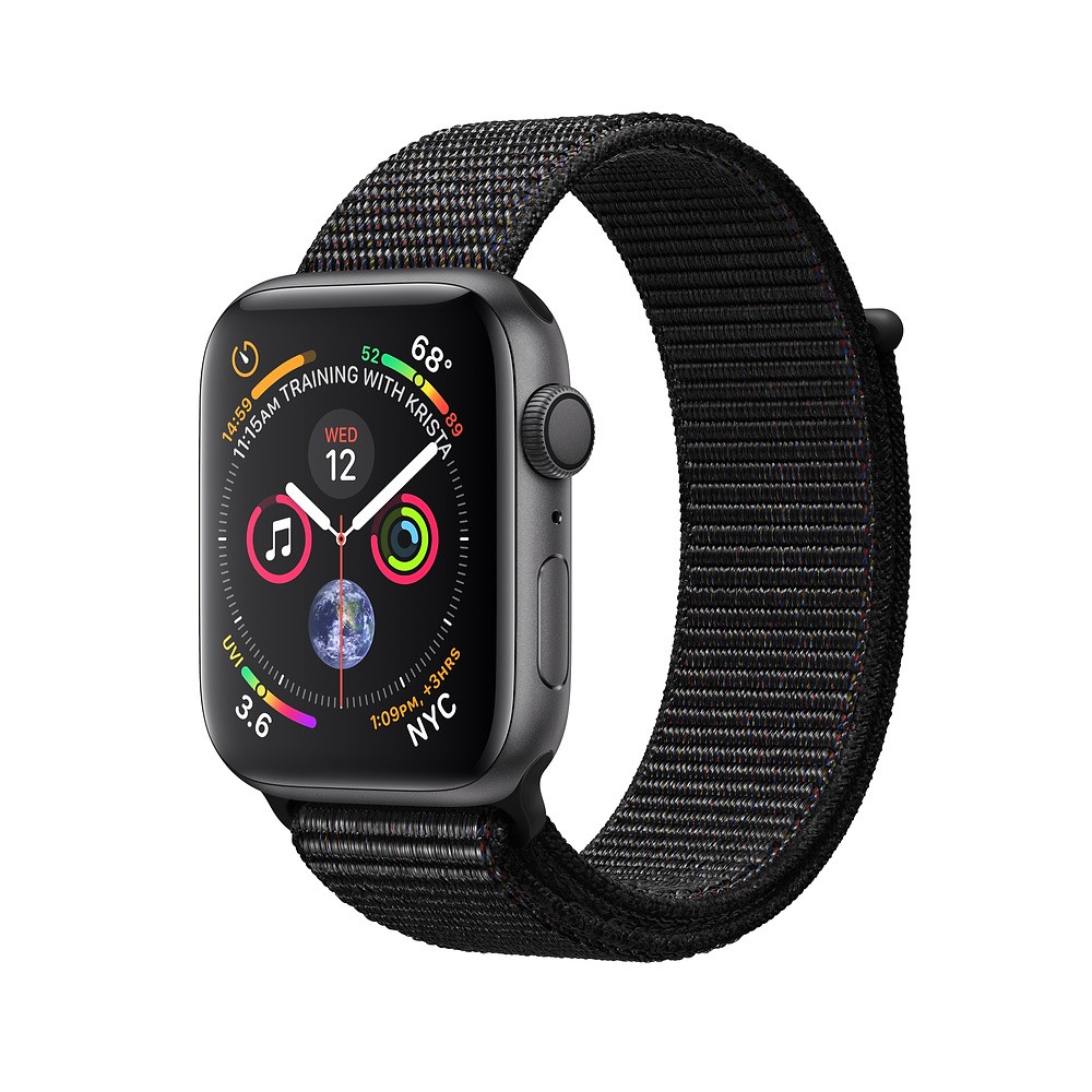 Watch Series 4 40mm GPS Space Gray Aluminum Case with Black Sport Loop