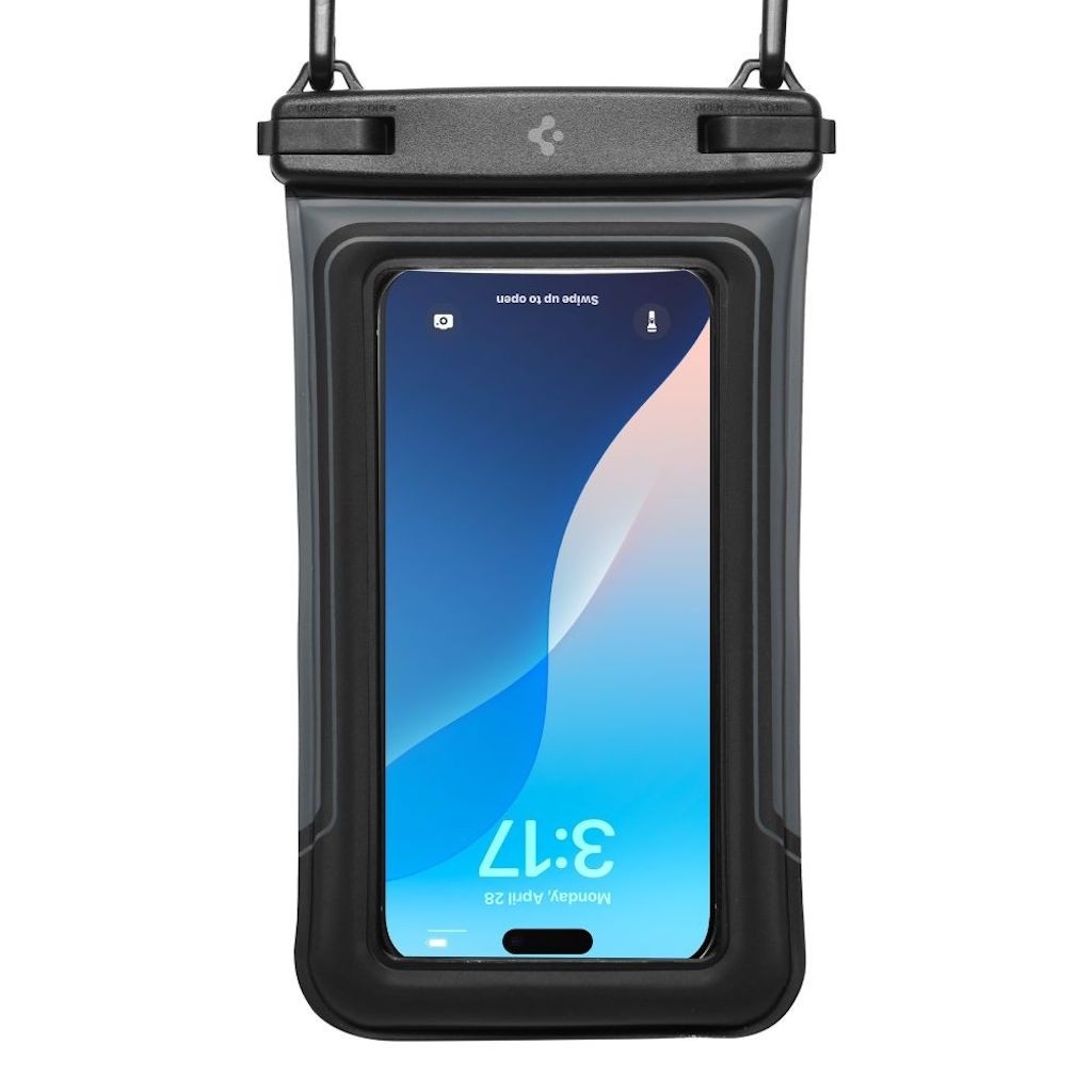 Spigen Universal Waterproof Float case - Matte Black (2x pack) ACS09348 ...
