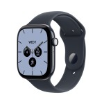 Apple Watch Series 12 GPS + Cellular 42mm Night Blue Ceramic Case with Navy Blue Sport Band - M/L