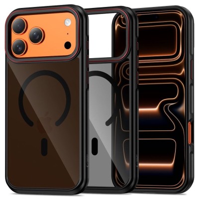 Tech-Protect iPhone 17 Pro Max MagHybrid case with MagSafe - Black/Red