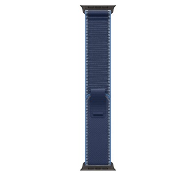 49mm Blue/Bright Blue Trail Loop - S/M - Black Titanium Finish