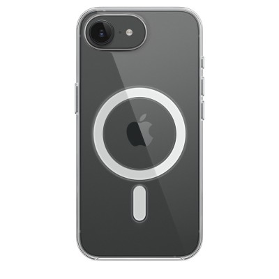 iPhone 16e/17e Silicone Case with MagSafe - Clear