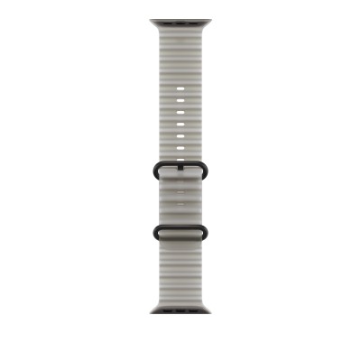 49mm Translucent Grey Ocean Band - Black Titanium Finish