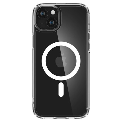 Spigen iPhone 15 case with MagSafe - Clear White