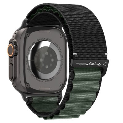 44/45/46/49mm Spigen band - Black/Green
