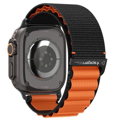 44/45/46/49mm Spigen band - Black/Orange