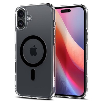 Spigen iPhone 16 case with MagSafe - Clear Black