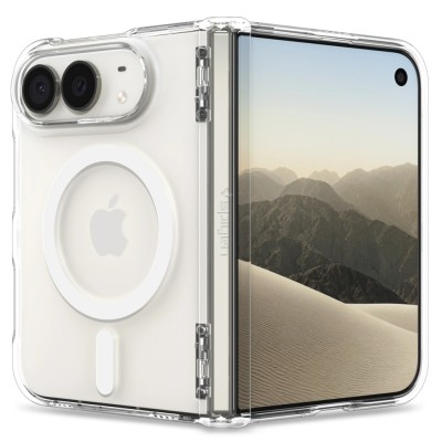 Spigen Ultra Hybrid Pro MagSafe iPhone Duo case - Clear/White