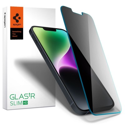 Spigen iPhone 13/ 13 Pro/ 14 / 16e / 17e Protection Glass - Privacy
