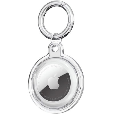 Tech-Protect Apple AirTag dėklas - Clear (4x Pack)