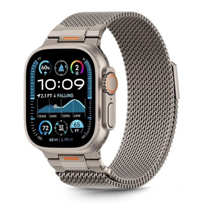 44/45/46/49mm Tech-Protect Milano Vanguard Band - Titanium
