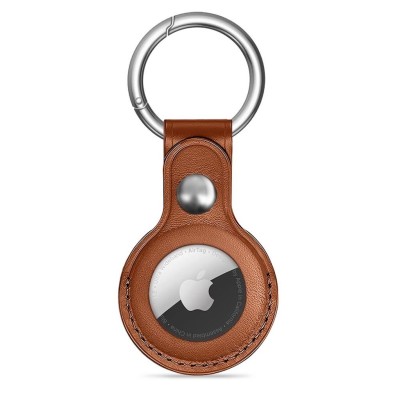 Tech-Protect NaturalFit Airtag case - Brown