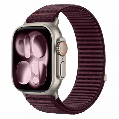44/45/46/49mm Tech-Protect NYLONLOOP band - Deep Burgundy