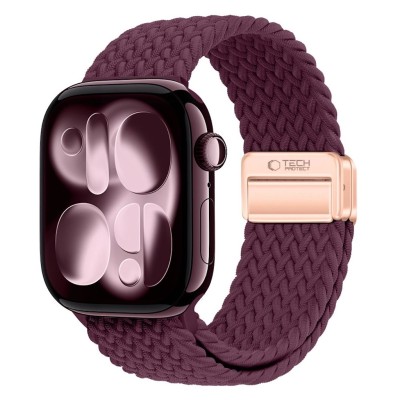 40/41/42mm Tech-Protect NYLONMAG Magnetic band - Deep Burgundy