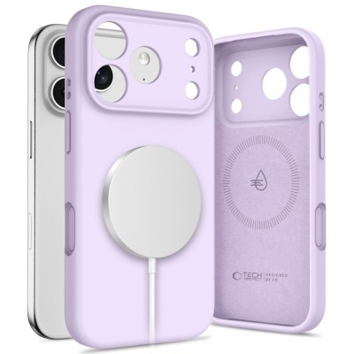 Tech-Protect Silicone MagSafe iPhone 17 Pro Max case - Mauve