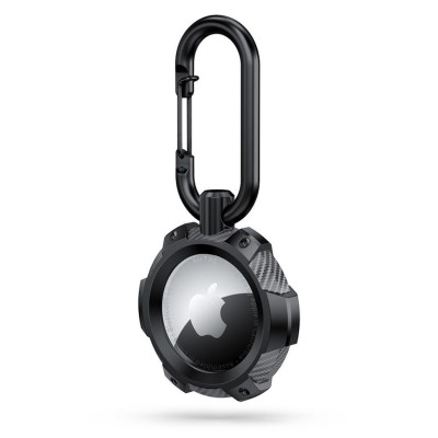 Tech-Protect Carbon Airtag case - Black