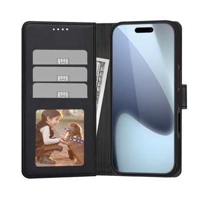 Tech-Protect iPhone 17 Pro Wallet case with MagSafe - Matte Black