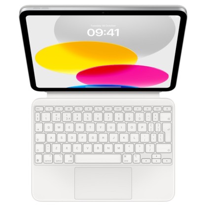 Apple Magic Keyboard Folio skirta iPad (2022m) dėklas-klaviatūra su Trackpad - White