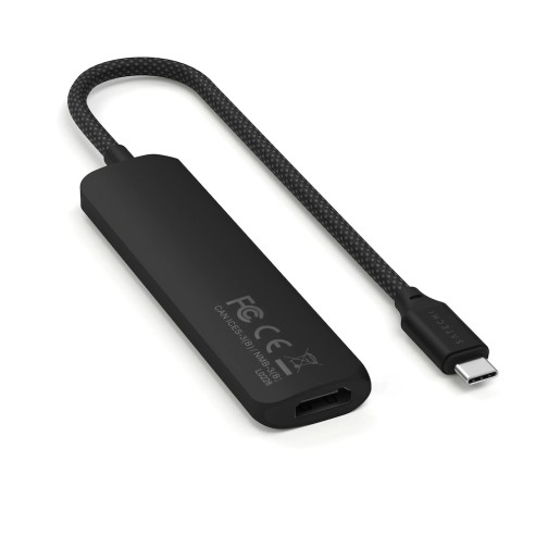 Satechi Type-C 4-in-1 Slim Multiport 4K adapteris - Black