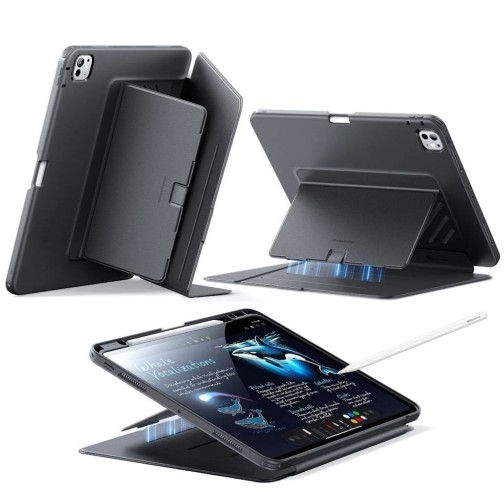 ESR Flip Hybrid iPad Pro 11" M4/M5 case - Black