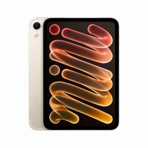 iPad mini 8.5" (A20 Pro) Wi-Fi + Cellular 256GB Starlight (2026) - Nano-texture glass