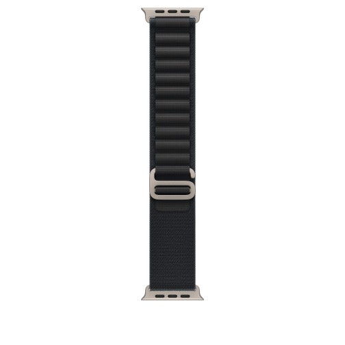 49mm Black Alpine Loop - Large - Natural Titanium Finish