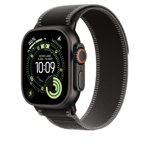 49mm Black/Charcoal Trail Loop - M/L - Black Titanium Finish