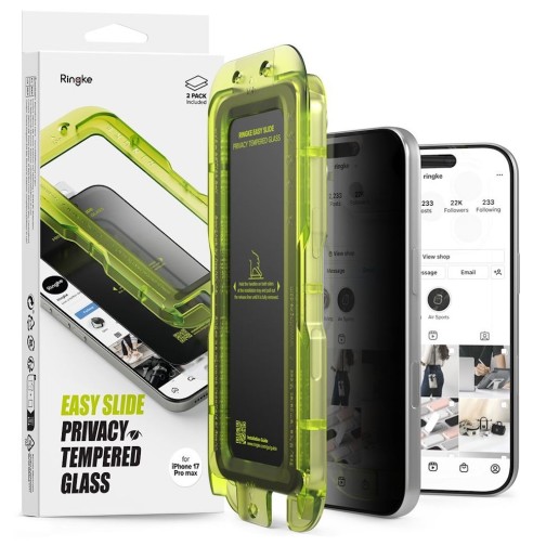 Ekrano apsauga iPhone 17 Pro (2x pack) - Privacy