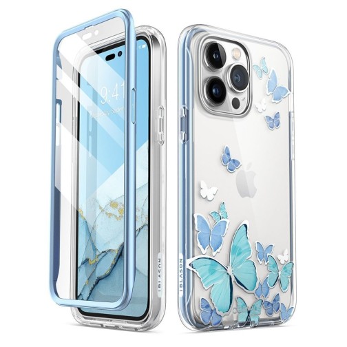 SUPCASE Cosmo iPhone 14 Pro case - Blue Fly