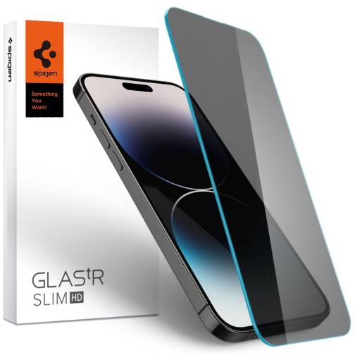 Spigen iPhone 14 Pro Protection Glass - Privacy